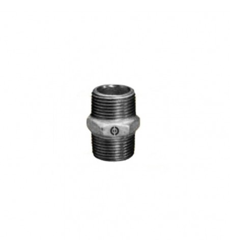 NIPLU DUBLU 280  2 1/2" NEGRU Ambalaj: 1/10