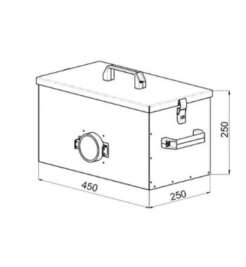 Cenusar  28 L. pentru cazan Atmos D15P, D20P, D21P S0542