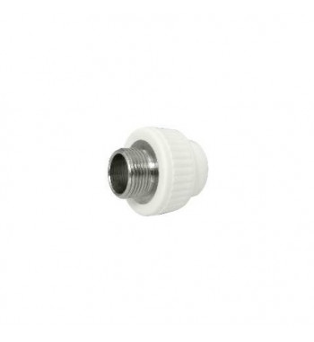 Racord metalic PPR Sanica alb int.- ext. 25X1/2"