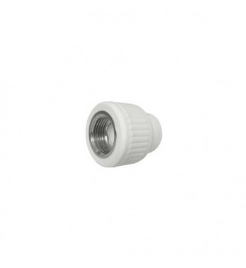 Racord metalic PPR Sanica alb int.- int. 25X3/4"