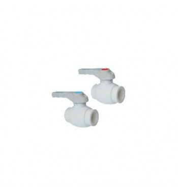 Robinet sferic PPR Sanica alb 32