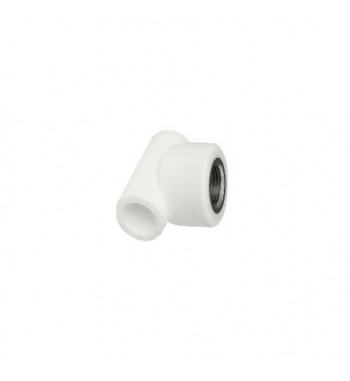 Teu racord interior metalic PPR Sanica alb 20X1/2"