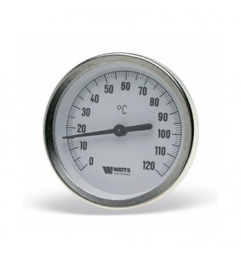 Termometru TB-63 Watts domeniu masura 0-120°C, racord axial 1/2"