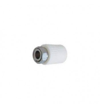 Racord semiolandez PPR Sanica alb int.- int. 25X3/4"