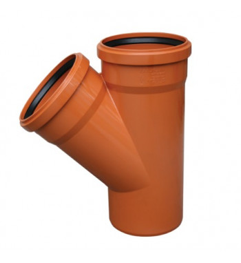 Ramificatie PVC-KG 200/110X45°