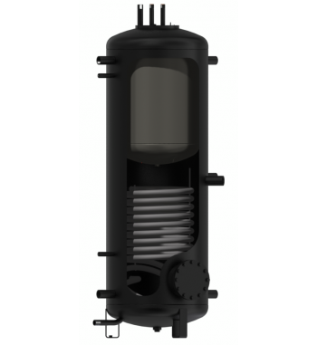 Rezervor de acumulare DZD NADO 1000 L, 1 serpentina si boiler inclus 140 L