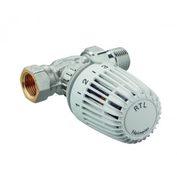 Robinet limitator de temperatura de retur RTL drept, 1/2" Heimeier