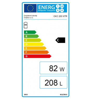 Boiler de sol indirect DZD OKC, 1 serpentina, 200 L, racorduri pe partea superioara, fara flansa