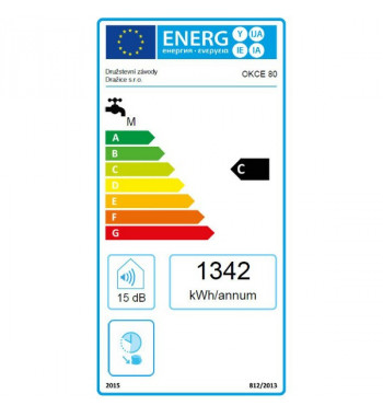 Boiler de perete vertical electric DZD OKCE, 80 L