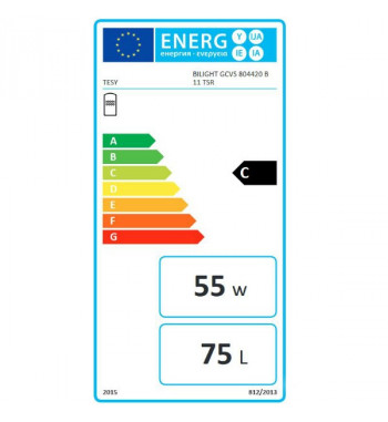 Boiler mixt vertical BiLight 80 l. 1 serpentina, de perete