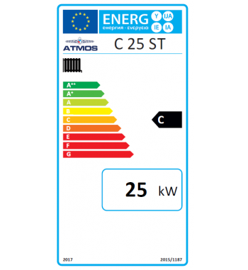 Cazan pe combustibil solid Atmos C25ST - 3 Cazan pe combustibil solid Atmos C25ST - 3