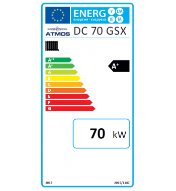 Cazan pe combustibil solid Atmos DC70GSX - 2 Cazan pe combustibil solid Atmos DC70GSX - 2