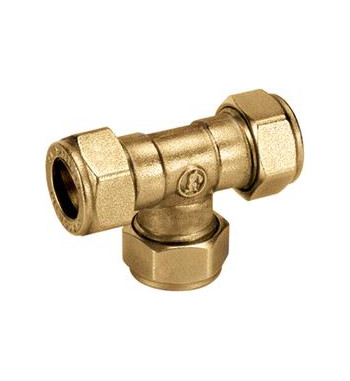 BRASS TEE 15 318Y001 brass Packaging: 1/10/100