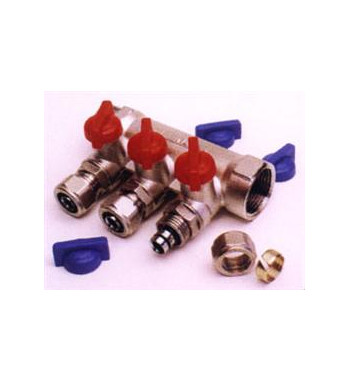 608 DISTRIBUITOR 1"X16 2 CAI, PT. PEX-AL, ECHIPAT, ROSU