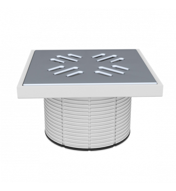 Inaltator variabil cu capac inox 145X145/80, Styron 505