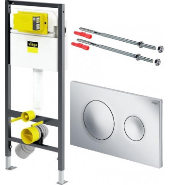 SET CADRU PREVISTA CU ELEMENT WC+CLAPETA STYLE 20CHROME+SET FIXARE     792855