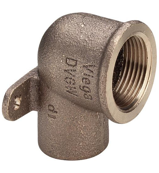 Suport perete bronz Viega int.- int. 2 suporti 18x1/2" 102210 Suport perete bronz Viega int.- int. 2 suporti 18x1/2" 102210
