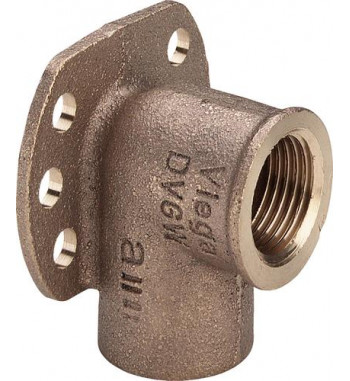 Suport perete bronz Viega int.- int. 3 suporti 18x1/2" 106393