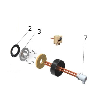 KIT ELEMENT INCALZITOR ELECTRIC 4.5 KW  TESY 301457