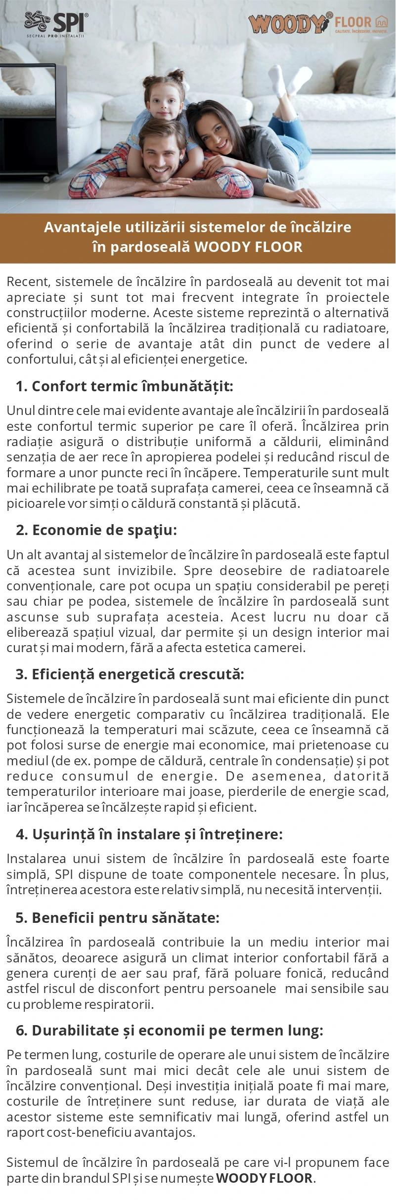 Detalii oferte speciale și prezentare produse noi în newsletter Spishop